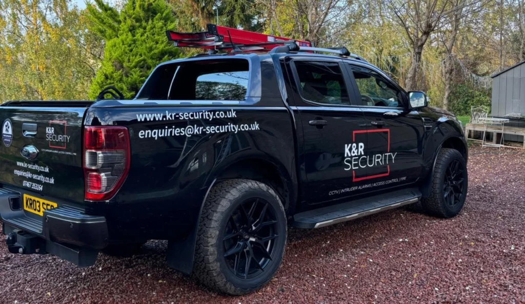 k & r security truck